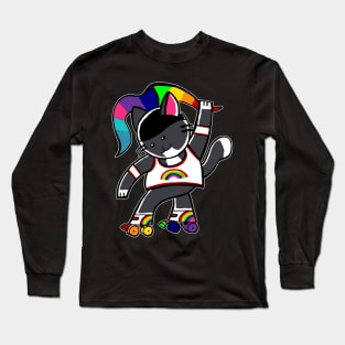 Pride Roller cat Long Sleeve T-Shirt